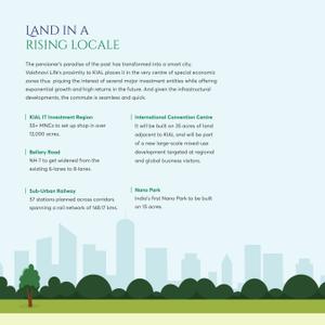 Image of 1163 Sq.ft Residential Plot / Land for sale in Vaishnavi At One Life Phase 1, Yelahanka, Bengaluru for Rs. 9800000