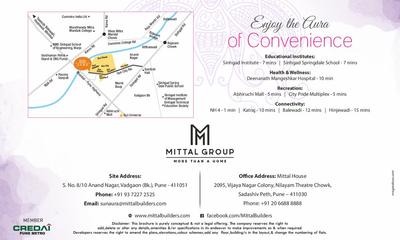 Image of 1000 Sq.ft 2 BHK Apartment / Flat for sale in Mittal Sun Aura, Anand Nagar, Sinhagad Road, Pune for Rs. 9500000