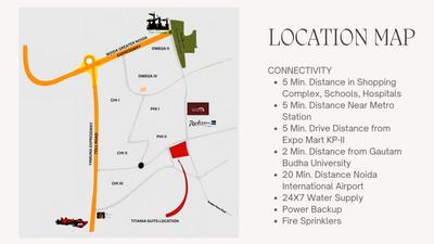 Image of 510 Sq.ft 1 BHK Studio for sale in Titania Suites, Phi IV, Greater Noida for Rs. 3500000