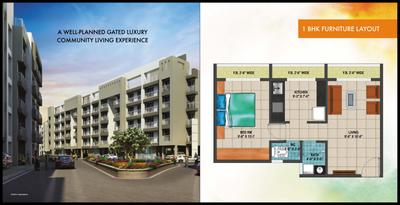 Image of 1000 Sq.ft 2 BHK Apartment / Flat for sale in Arihant Anaika Phase I, Taloja, Navi Mumbai for Rs. 5000000