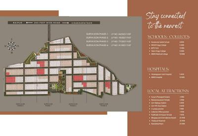 Image of 1800 Sq.ft Residential Plot / Land for sale in Surya Icon, Sarika, Vizianagaram for Rs. 2700000