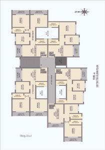 Image of 1220 Sq.ft 3 BHK Apartment / Flat for sale in Kavita Shiv Shrushti Complex Building No 2, Palghar, Mumbai for Rs. 5200000