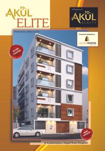 Image of 1600 Sq.ft 3 BHK Apartment / Flat for sale in Akul Elite, Kamakshipalya, Bengaluru for Rs. 17500000