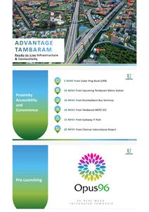 Image of 2400 Sq.ft Residential Plot / Land for sale in Urbanrise Opus 96, Tambaram, Chennai for Rs. 13200002