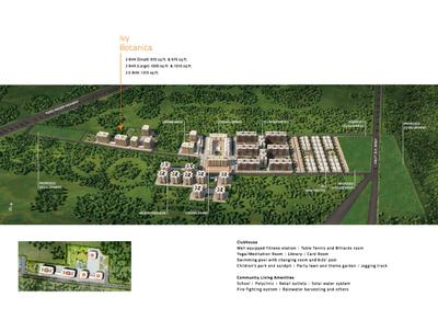Image of 1270 Sq.ft 3 BHK Apartment / Flat for sale in Kolte Patil IVY Botanica, Wagholi, Pune for Rs. 8000000