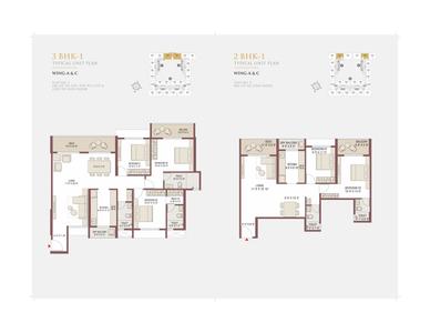 Image of 1365 Sq.ft 2 BHK Apartment / Flat for sale in Gami Satyam Palacio, Kharghar, Navi Mumbai for Rs. 14500000