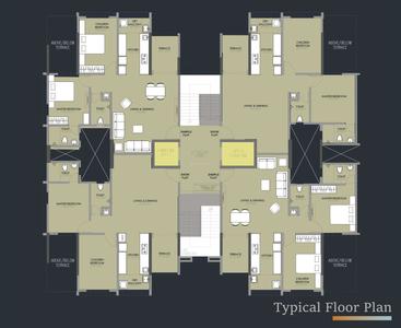 Image of 1237 Sq.ft 2 BHK Apartment / Flat for sale in Shreeji Arianna Homes, Somatane, Pune for Rs. 5800000