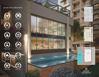 Image of 1400 Sq.ft 3 BHK Apartment / Flat for sale in Narayan Greenwoods, Sama Savli, Vadodara for Rs. 5000000