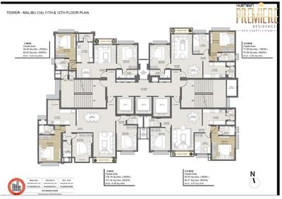 Image of 1700 Sq.ft 3 BHK Apartment / Flat for sale in Hubtown The Premiere Residences Tower 2, Andheri West, Mumbai for Rs. 55000000