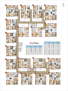 Image of 1652 Sq.ft 3 BHK Apartment / Flat for sale in RV Silpa Hilltop, Gachibowli, Hyderabad for Rs. 17900000