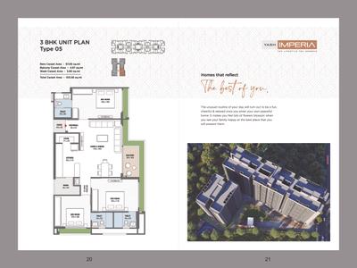 Image of 2000 Sq.ft 3 BHK Apartment / Flat for sale in Yash Imperia, Vaishno Devi Circle, Ahmedabad for Rs. 13000000