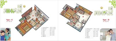 Image of 900 Sq.ft 1 RK Apartment / Flat for sale in Sai Green Valley, Ghuma, Ahmedabad for Rs. 3600000