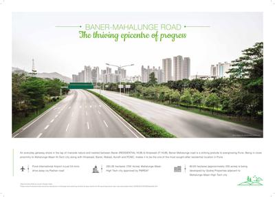 Image of 897 Sq.ft 2 BHK Apartment / Flat for sale in Godrej Hillside, Mahalunge, Pune for Rs. 7000020