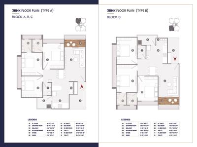 Image of 1944 Sq.ft 3 BHK Apartment / Flat for sale in Sadguru Air 2, Vinzol, Ahmedabad for Rs. 5450000