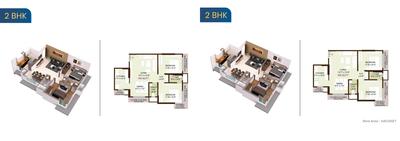 Image of 750 Sq.ft 2 BHK Apartment / Flat for sale in Jadeite Charkop Nandanvan CHSL, Kandivali West, Mumbai for Rs. 16700000