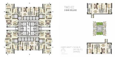 Image of 2500 Sq.ft 4 BHK Apartment / Flat for sale in Bombay Island City Center, Wadala, Mumbai for Rs. 120000000