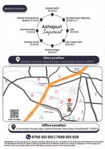 Image of 1600 Sq.ft 3 BHK Apartment / Flat for sale in Ashapuri Imperial, Indira Nagar, Nashik for Rs. 8200000