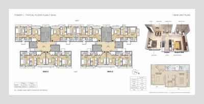 Image of 450 Sq.ft 1 BHK Apartment / Flat for sale in Starwing Kaatyayni Heights Phase 1, Andheri East, Mumbai for Rs. 11800000