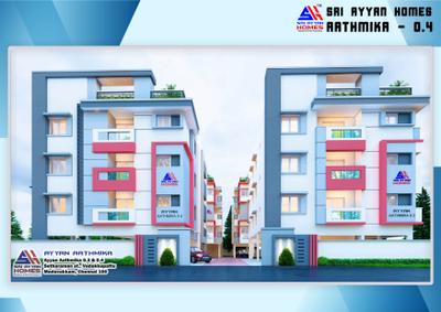 Image of 977 Sq.ft 2 BHK Apartment / Flat for sale in Ayyan Aathmika by Sri Ayyan Homes, Kovilambakkam, Chennai for Rs. 8500000