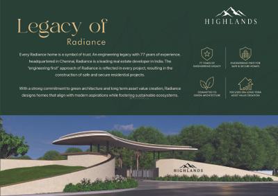 Image of 600 Sq.ft Residential Plot / Land for sale in Radiance Highlands By Avigna, Mahindra World City, Chennai for Rs. 2900000