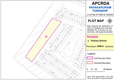 Image of 260 Sq.ft Residential Plot / Land for sale in Payakapuram Township, Payakapuram, Vijayawada for Rs. 6900000