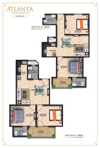 Image of 1200 Sq.ft 2 BHK Apartment / Flat for sale in Ambr Atlanta, Noida Extension, Greater Noida for Rs. 4999000