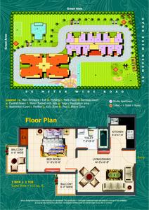 Image of 614 Sq.ft 1 BHK Apartment / Flat for sale in Maxblis Grand Kingston, Sector 75, Noida for Rs. 8300000