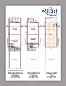 Image of 5958 Sq.ft 3 BHK Duplex for sale in Balaji Land Sanket Bunglows, Swati Park, Rajkot for Rs. 5851000