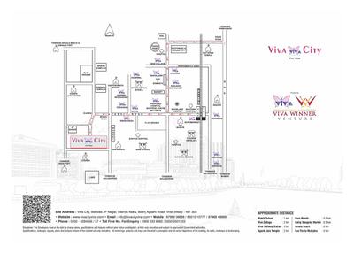 Image of 750 Sq.ft 1 BHK Apartment / Flat for sale in Viva City, Virar West, Virar for Rs. 3200000