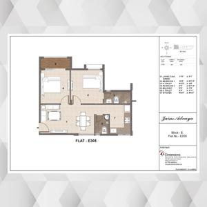 Image of 1099 Sq.ft 2 BHK Apartment / Flat for sale in Jain Advaya, Porur, Chennai for Rs. 6803000