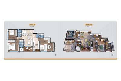 Image of 1043 Sq.ft 2 BHK Apartment / Flat for sale in Astrum Athena, Andheri West, Mumbai for Rs. 22000000