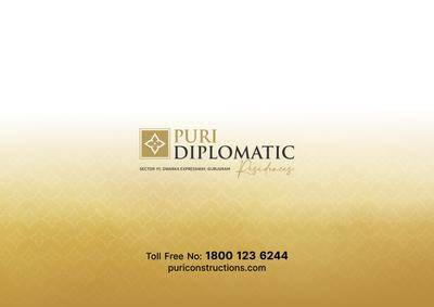Image of 2950 Sq.ft 4 BHK Apartment / Flat for sale in Puri Diplomatic Residences, Sector 111, Gurgaon for Rs. 46000000