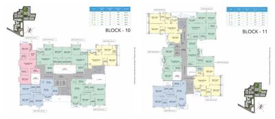 Image of 820 Sq.ft 3 BHK Apartment / Flat for sale in Urban Greens, Rajarhat, Kolkata for Rs. 13000000