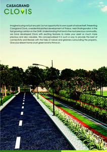 Image of 650 Sq.ft Residential Plot / Land for sale in Casagrand Clovis, Thaiyur, Chennai for Rs. 1690000