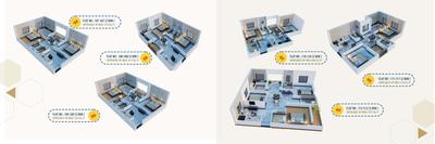Image of 1400 Sq.ft 3 BHK Apartment / Flat for sale in Mahodadhi Galaxy, Phulnakhara, Cuttack for Rs. 9600000