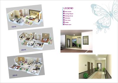 Image of 900 Sq.ft 2 BHK Apartment / Flat for sale in Vijayalaxmi Laxmisatyam Residency, Dhanori, Pune for Rs. 6800000