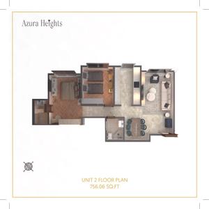 Image of 841 Sq.ft 2 BHK Apartment / Flat for sale in S B Azura Height, Jogeshwari West, Mumbai for Rs. 22500000
