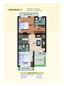 Image of 900 Sq.ft Residential Plot / Land for sale in Central Town, Gazipur, Zirakpur for Rs. 6500000