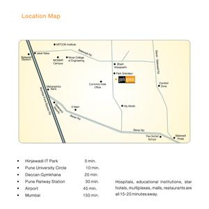 Image of 1400 Sq.ft 3 BHK Apartment / Flat for sale in Pride Purple Park Express Phase II, Baner, Pune for Rs. 17600000