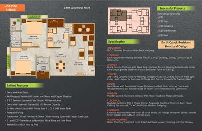 Image of 1800 Sq.ft 3 BHK Apartment / Flat for sale in Harshdip Avadh Elegance, Bopal, Ahmedabad for Rs. 6800000