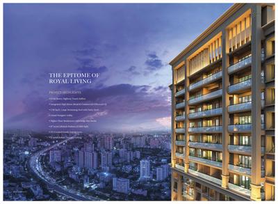 Image of 1200 Sq.ft 2 BHK Apartment / Flat for sale in Lakhani Empire Dynasty, Thane East, Thane for Rs. 22000000