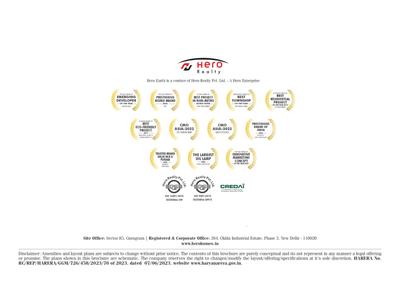 Image of 140 Sq.ft Residential Plot / Land for sale in Hero The Ark, Sector 85, Gurgaon for Rs. 26500000