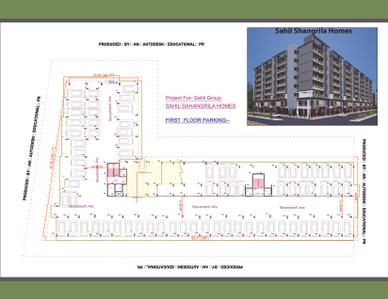 Image of 1785 Sq.ft 3 BHK Apartment / Flat for sale in JK Sahil Shangrila Homes, Talawali Chanda, Indore for Rs. 9000000