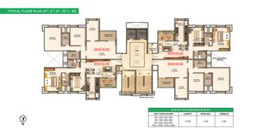 Image of 1050 Sq.ft 2 BHK Apartment / Flat for sale in Kumar Paradise, Magarpatta City, Pune for Rs. 11500000