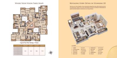 Image of 1050 Sq.ft 2 BHK Apartment / Flat for sale in Spandan, Wadgaon Sheri, Pune for Rs. 8300000