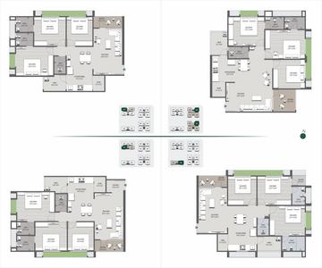 Image of 1728 Sq.ft 3 BHK Apartment / Flat for sale in Shree Hari Radhe Parisar, Hathijan, Ahmedabad for Rs. 5800000