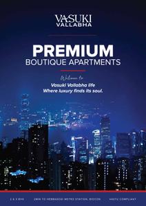 Image of 1200 Sq.ft 2 BHK Apartment / Flat for sale in Sri Vasuki Vallabha, Bommasandra, Bengaluru for Rs. 9200000