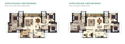 Image of 690 Sq.ft 2 BHK Apartment / Flat for sale in Runwal The Sanctuary Tower 5, Mulund West, Mumbai for Rs. 21500000