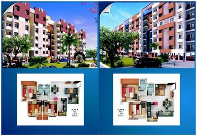 Image of 280 Sq.ft 1 RK Apartment / Flat for sale in Fortune Soumya Atlantis, Bagli Village, Bhopal for Rs. 1100000