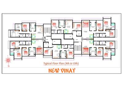 Image of 1300 Sq.ft 3 BHK Apartment / Flat for sale in Kabra New Vinay, Santacruz East, Mumbai for Rs. 40000000